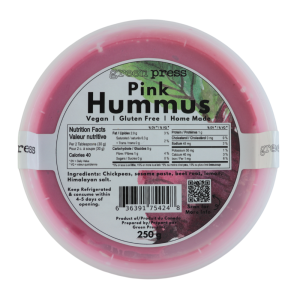 pink beet hummus