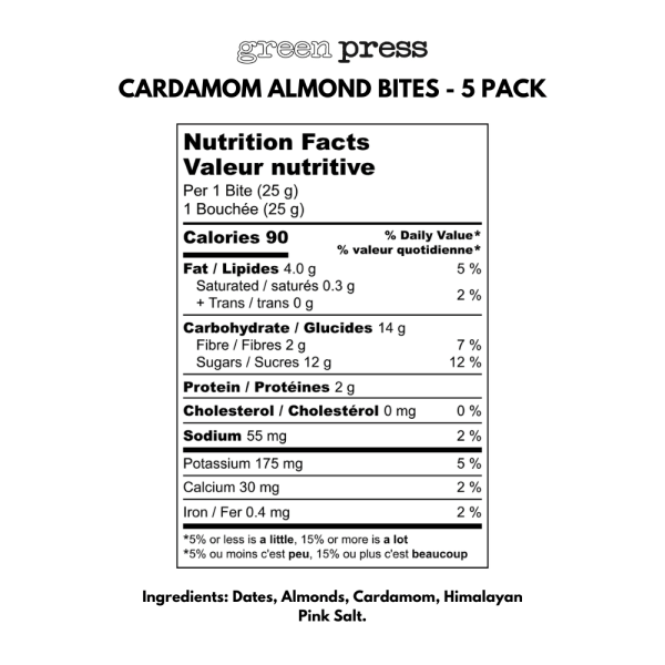 Cardamom Almond Bites - 8 Pack - Image 2