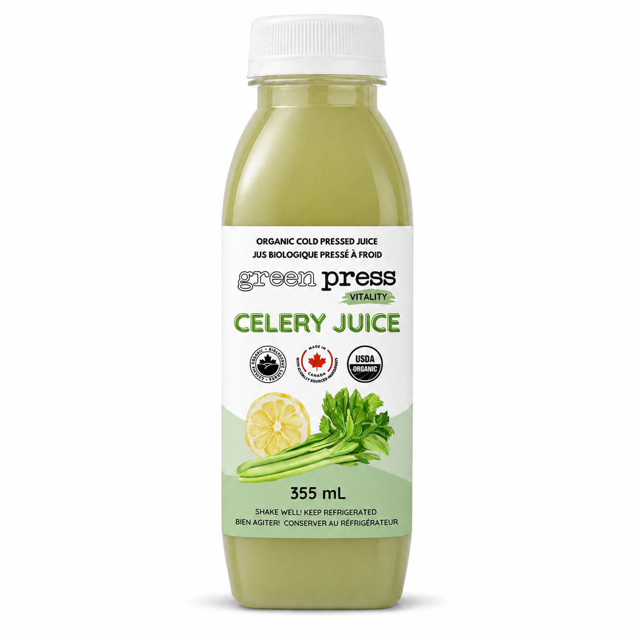 Vitality: Celery Juice - 355 mL