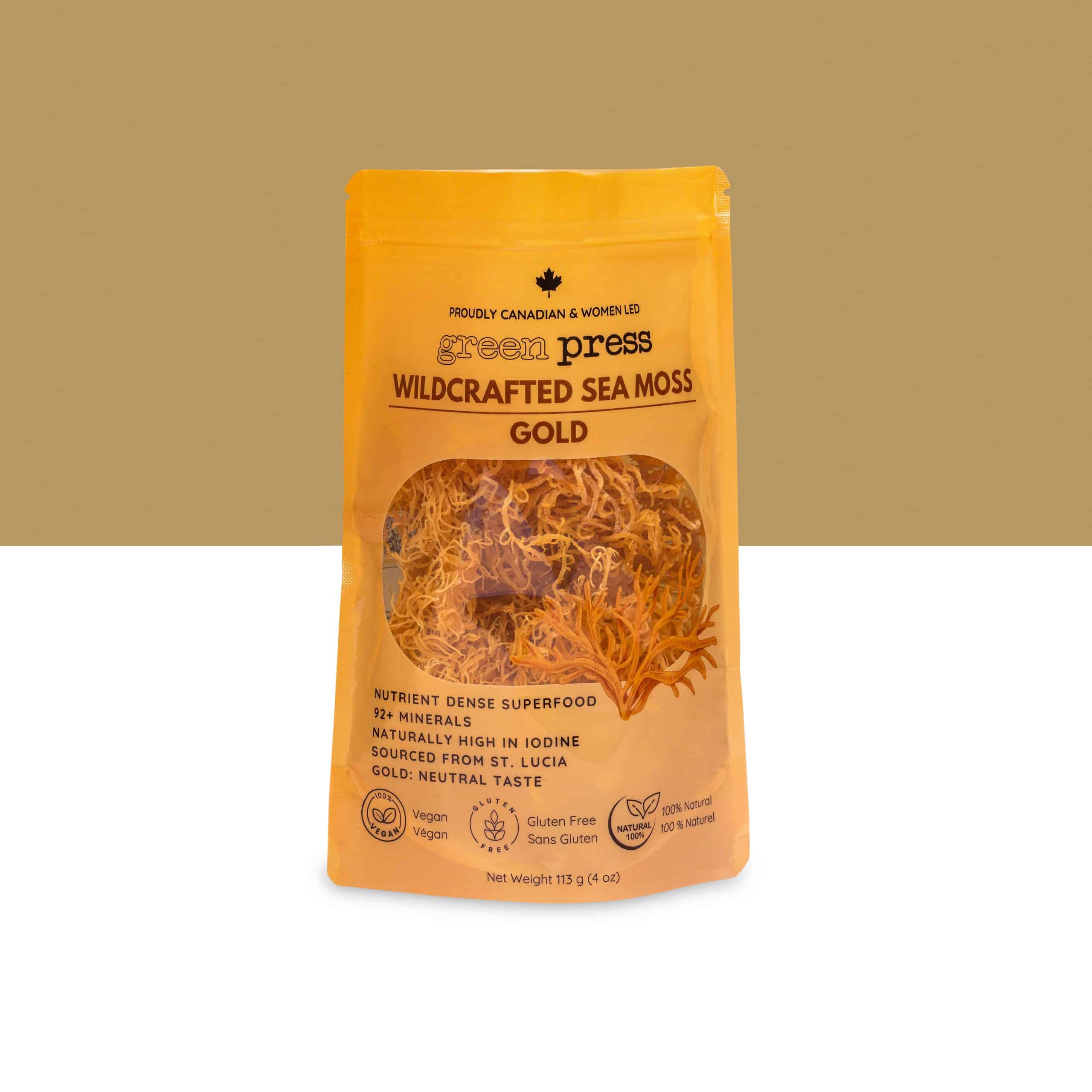 Wildcrafted Sea Moss Gold - 4 oz