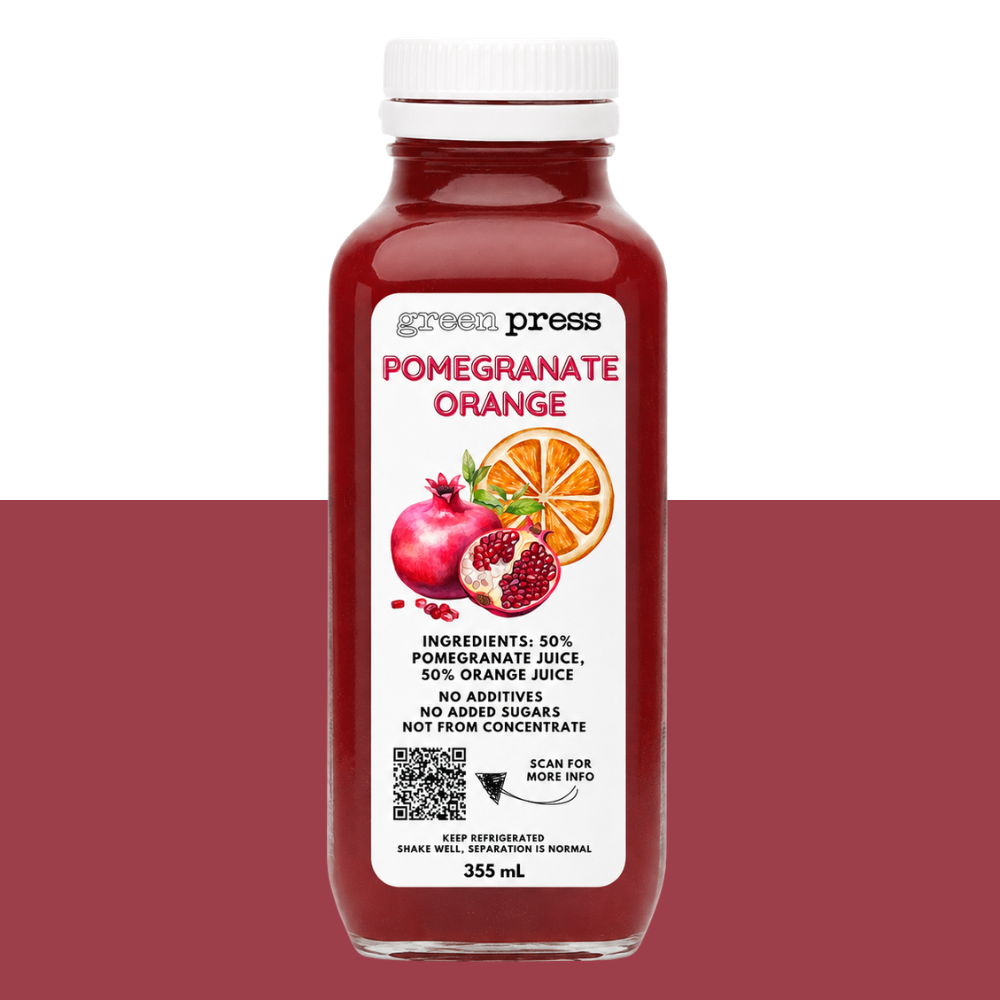 Pomegranate + Orange Juice - 355 mL