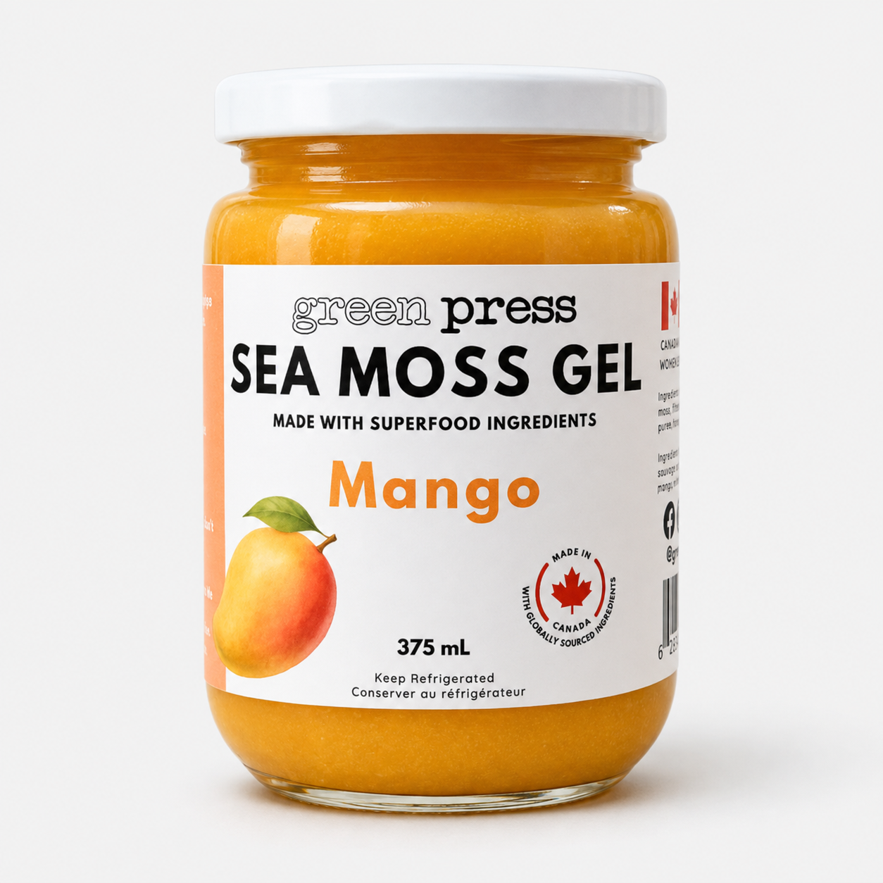 Sea Moss Gel Mango - 375 mL