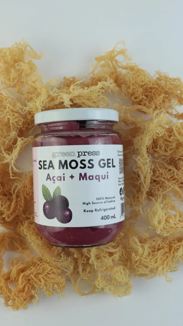 🌊 Wild crafted sea moss from St. Lucia right to Green Press! Here’s how we make our sea moss gel. 

#juicebar #oakville #portcreditbia #portcredit #downtownoakvillle #organic #seamossgel #seamossbenefits #seamoss