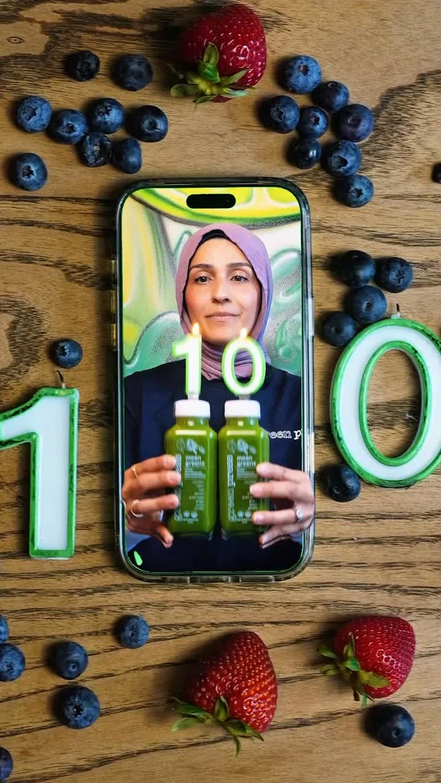 Thank you for 10 years Green Press Fam! 🎊

Whether you’ve been with us from the start or just recently found us, we’re so grateful for you and honoured to be a part of your health journey.

Over the past decade, we’ve poured our hearts into every product, from our signature juice blends to new product launches. We’ve experienced highs, lows, covid, and everything in between. What truly kept us going was hearing your stories - how Green Press has supported your health, uplifted your routines, and contributed to a better quality of life.

We’re proud to create products that empower our community to live healthier, more vibrant lives.  We’re proud to be a company that puts sustainability first, with environmental responsibility at the core of everything we do. From our glass packaging and bottle recycling program to the compostable materials used in our in-store packaging, we’re committed to reducing our footprint and supporting a healthier planet.

Thank you for 10 incredible years. Thank you for trusting us, growing with us, and allowing us to be part of your health journey.

Here’s to the next chapter of health, wellness, growth, and community. 💚

Samar & Suhail
Founders of Green Press